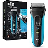Braun Series 3 ProSkin 3040s Elektrorasierer, mit Präzisionstrimmer, wiederaufladbarer und kabelloser Wet&Dry Rasierer Herren