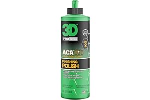 3D's ACA 520 Finishing Polish - Alpha Ceramic Alumina - True Paint Correction - 2 Step System - Step 2 - Made in USA (8oz)