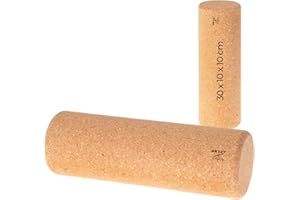 ARTZT vitality Faszienrolle Kork | Faszienmassage Roller zu 100% aus Kork gefertigt | Nachhaltig und antibakteriell | Rolle zur Faszienmassage | Korkrolle Made in Portugal Beige, 30 x 10 cm