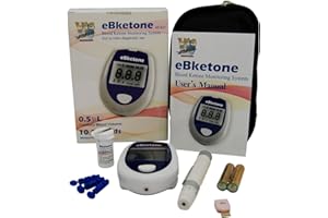 VALUEMED SPECIALISTS IN DIAGNOSTIC HEALTHCARE eBketone Ketosis Digital-Meter Monitor Complete System Starter Pack with 10 Ketone Test Strips