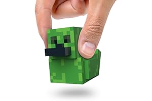 TUBBZ Mini Creeper kolekcjonerska winylowa gumowa figurka kaczki - oficjalny produkt Minecraft - Gry wideo i filmy