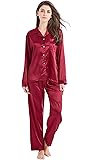 Tony & Candice Women's Long Satin Pyjama Set Sleepwear