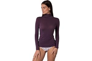 Lovable Con Collo Alto Lupetto E Finiture Invisibili - Modal E Cashmere Elasticizzato -Traspirante, Calda E Morbida - Maglieria Maglia Manica Lunga Donna