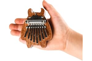 BSWAN Mini-Kalimba mit 8 Tasten, exquisites Daumenklavier, Marimba, Musik, gutes Accessoire, Anhänger, Geschenk