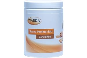 REKO FREIZEITBEDARF Peelingsalz, Saunasalz 1 Kilo, Sandelholz, dazu Rekosan ® Kristallsalz für die Salzmühle 100g