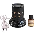 Pure Source India Ceramic Electric Aroma Diffuser for Home (10 ml Lavender Fragrance)