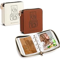 FENQURO Mini Album Fotografico Da 36 Tasche Per Fujifilm Instax Mini, 2 Pezzi Con Copertina Olografica
