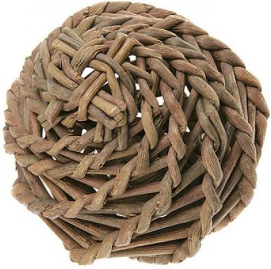 Nature First Large Willow Ball Playing Hiding Toy Teeth Trimmer for Hamsters, Rats & Small Animals - 32cm
