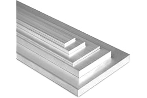 METALL- & KUNSTSTOFFHANDEL THOMAS JÄKEL TJ profilo alluminio piatto 60x2mm - Lunghezza 1m / profilati alluminio robusto e durevole/profili alluminio per uso versatile interno ed esterno/profilo alluminio resistente alla corrosione