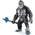 King Kong Gorilla Toy with Tomahawk in Hand, Gorilla Ape Solid Wild Animal Figurines for Kids Birthday and Home Decoration (Gorilla with Tomahawk)