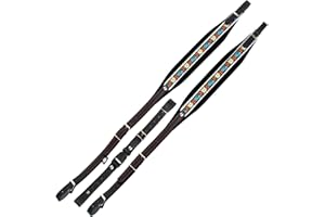 Alpenklang Accordion Straps Edelweiss/Black For 4-Row Accordions