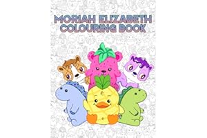 Cute 'M-oriahs' Kawaii Colouring Book: Encourage Creativity with JUMBO Mor-iahs' Drawing Pages Of Characters and Iconic Scenes & Blank White Pages for Sketching for Children & Adults