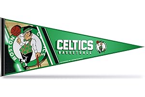 Rico Industries NBA Basketball Boston Celtics Primary 12" x 30" Felt Wall Décor Pennant - Great for Home/Bed Room/Man Cave Décor