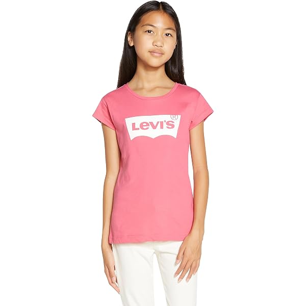 Levi's LVG SS Batwing Tee - T-Shirt Graphique Confortable Pour Fille Avec Logo Iconique