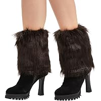 Scaldamuscoli In Pelliccia Sintetica Per Donna – Morbidi E Caldi Per Inverno, Perfetti Per Feste E Natale (Nero, Bianco, Rosso)