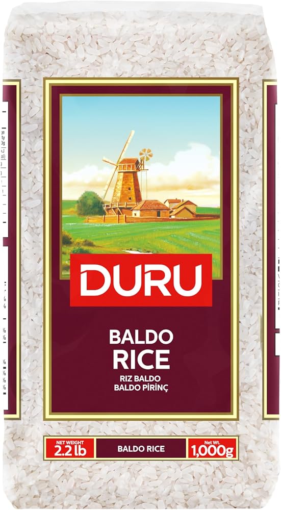 Duru Baldo Pirinç 1000 g - Gönen Bölgesi Mahsulü, İri Taneli ve Yerli Üretim Pilavlık Pirinç