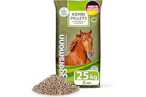 EGGERSMANN MEIN PFERDEFUTTER Eggersmann My Horse Feed Combinaison Granulés 6 mm 25 kg - Aliment composé granulé pour Chevaux et poneys - Complément idéal à l'alimentation à l'avoine et au Foin