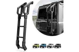 ‎ARCHAIC Archaic Heckklappenleiter für Suzuki Jimny Sierra JB64 JB74 2018–2024, Heckleiter, Geländeleiter für Jimny gl,Leichte Leiter aus Aluminiumlegierung, Heckleiter der Search-Serie
