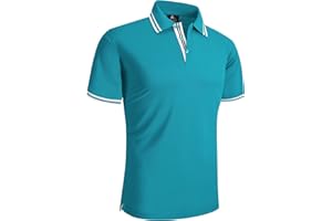 SPEEDRUN Polo Shirt Tshirt Herren Kurzarm Polohemd für Herren mit Brusttasche Slim Fit Sommer Schnelltrocknend Atmungsaktives Golf Tennis Arbeit Polo Hemd T-Shirt Casual