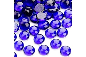 Vorentxia 200 Pezzi Sassolini Decorativi per Vasi Ciottoli Vetro Cristalli Decorativi Blu Sassolini Decorativi per Vasi 900g Pietre Giardino per Decorazione Acquario Vasi Ciotole Giardino