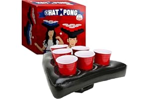 Original Cup Czapka Pong Game, nadmuchiwana czarna czapka do piwa pong.