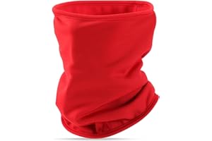 Schlauchschal Winter Damen Herren - Winddichter Fleece Halswärmer, Atmungsaktiver Loop Schal für Skifahren, Motorrad, Laufen, Fahrrad & Joggen - Super Weich, Kälteschutz Gesicht