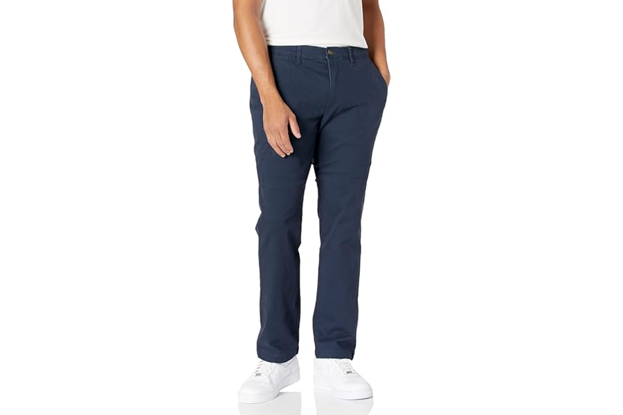 Amazon Essentials Men's Athletic Fit Casual Stretch Chino Work Trousers (Available in Big & Tall)