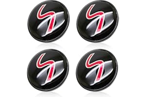 Aiyraa 4 Pcs 54mm Hub Centre Caps, Universal Car Wheel Center Caps for Mini Cooper, Compatible for Mini S Coupe Jcw F56 F60 R50 R52 R53 R55 R56, Stylish Upgrade for Your Vehicle