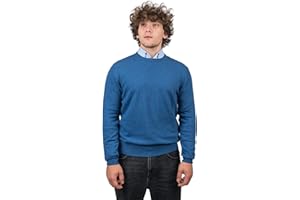 DALLE PIANE CASHMERE - Girocollo Misto Cashmere, Made in Italy - Uomo