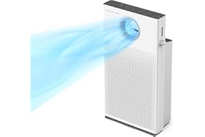 COWAY AIRMEGA JET Purificateur d’air, GreenHEPA, élimine jusqu’à 99,999% des particules jusqu'à 0,01 µm*, virus, aérosols - Certifié ECARF pour personnes allergiques