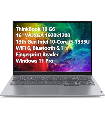Lenovo (Upgraded) ThinkBook 16 G6 | Ryzen 5 7430U | 16