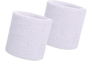 HANERDUN Serre Poignets Wristbands pour Sports Sweatbands Absorbants pour Foot-Ball Basket-Ball Sport Athlétique Fonctionnement