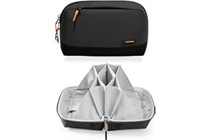 XSQD Borsa di Stoccaggio Del Cavo Dati, Borsa Espandibile Del Cavo di 180°, Borsa di Protezione di Archiviazione Elettronica Degli Accessori, Borsa Portatile per Piccoli Utensili da Viaggio