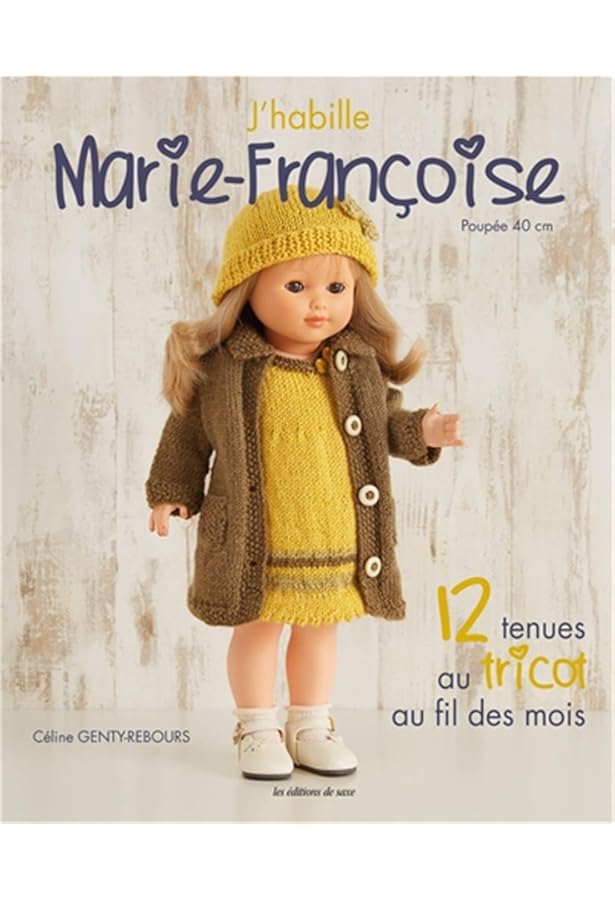 Pull Fait Main Pour Poupée 40 Cm - Convient à Marie Françoise, Modes Et Travaux - Neuf