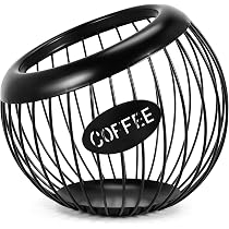 Porte-dosette Café Métal – Grand Rangement, Design élégant, Pour Comptoir Cuisine Bureau - 2