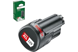 Bosch - Batteria sostitutiva 12 V (1 batteria da 2,0 Ah, sistema da 12 Volt, in cartone)