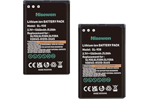 SL930 Akku, Hisewen 2Pack Ersatzakku kompatibel mit Siemens Gigaset SL930 SL930h SL930A Schnurlostelefon, Teilenummer: V30145-K1310-X456.