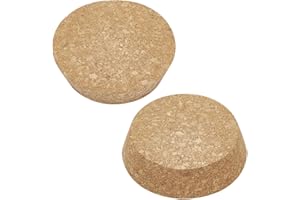 BENECREAT 2 tapones de corcho cónicos, 85 ~ 100 mm, tapas de botellas de corcho de madera blanda natural para vinos, botellas decorativas, vasos, arte, manualidades