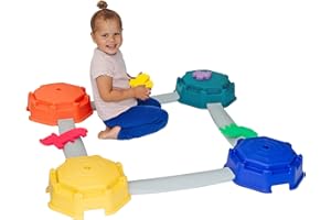 MagicMeadow Balance Beam Set | Autism-Friendly Sensory Toy | Balance Stepping Stones Kids | Inclusive Learning for Toddlers | Kids Balance Beam & Sensory Circuits | Gymnastics Balance Beams