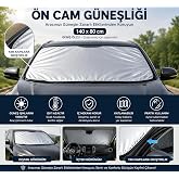 Araba G&uuml;neşlik Oto G&uuml;neşliği Araba Ara&ccedil; İ&ccedil;i G&uuml;neşlik Ara&ccedil; i&ccedil;in &Ouml;n Cam G&uuml;neşliği 140-80 cm