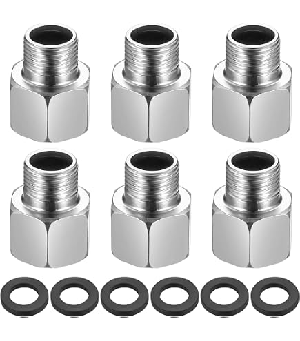 Set 5 Riduzioni Filettate Maschio/maschio Aerzetix: Da 3/4" A 1/2", In Plastica, PN10, Per Irrigazione E Idraulica - 3