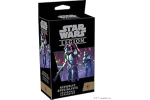Fantasy Flight Games Atomic Mass Games, Star Wars Legion: Galactic Republic Expansions: Republic Specialists Personnel, Unit Expansion, Miniatures Game, Ages 14+, 2 Players, 90 Minutes Playing Time