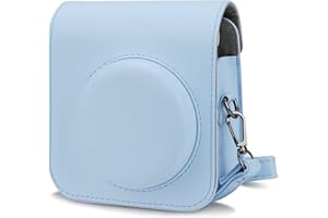 RISOU Mini 12 Camera Accessories Bundles Compatible with Instax Mini 12. - Kit Includes: Camera Case/Photo Album/Filters/Wall Hanging Frames/Stickers/Pen(12 in 1) (Blue)