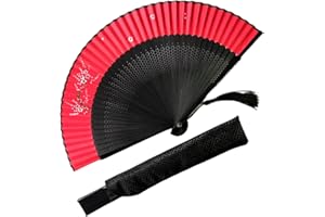 EASTERN WIND Ventaglio pieghevole cinese in bambù giapponese.Ventagli pieghevole per matrimoni Plum Blossom