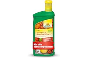 Neudorff Azet Tomaten- und GemüseDünger - 100% natürlicher Bio Dünger für aromatische Tomaten und Gemüse in Balkonkasten, Kübel und Beet, 1 Liter