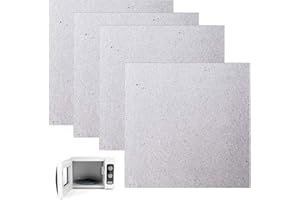 XPEX 4 pezzi 13X13CM mica per microonde foglio di mica per microonde foglio mica microonde per Microonde Universale Mica Piastre a Microonde per Forno a Microonde Per Microonde e Forno