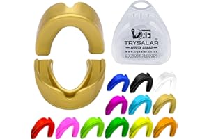 TrySalar Mundschutz für Rugby, Boxen, Sport, Zahnschutz für Erwachsene, Senioren, professioneller Mundschutz Kieferschutz, Kampfsport, Judo, Karate, MMA, Muay Thai, Hockey, Fußball, Lacrosse, Herren