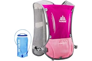 Lixada Gilet hydratant respirant et léger avec bouteille d'eau pour courir à l'extérieur, faire du vélo et grimper avec une vessie d'hydratation de 1,5 litre