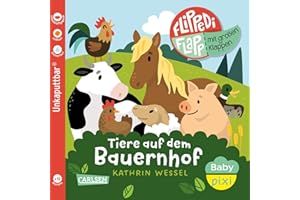 Baby Pixi (unkaputtbar) 141: Flippediflapp: Tiere auf dem Bauernhof: Mit extragroßen Klappen | Babybuch mit Klappen und Gucklöchern ab 12 Monaten - auch als Badebuch geeignet (141)