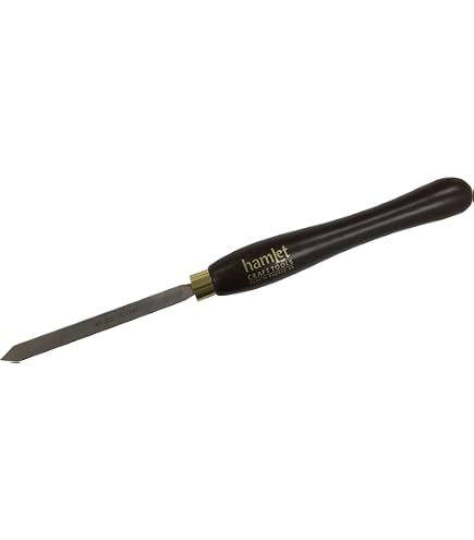 Ciseau à Tourner Sur Bois Hamlet - Tronquoir 4 Mm - Profil Spécial Anti-coincement - Pour Tournage Artisanal - 5